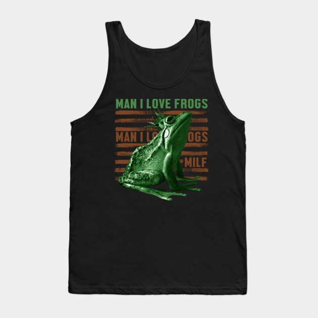 man i love frogs - king Tank Top by Magic Topeng